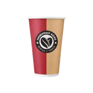 Стаканчик бумажный "SPV12 Любимый кофе" 300мл. D=80мм. 57 шт., Россия