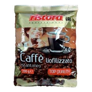 Кофе сублимированный растворимый RISTORA "TOP QUALITY" 0,2КГ.