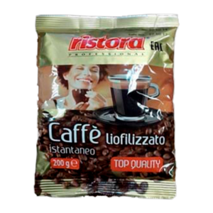 Кофе сублимированный растворимый RISTORA "TOP QUALITY" 0,2КГ.