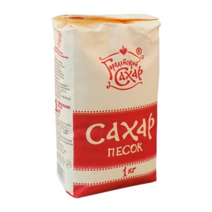 Сахар РБ "Белый кристаллический", 1КГ.